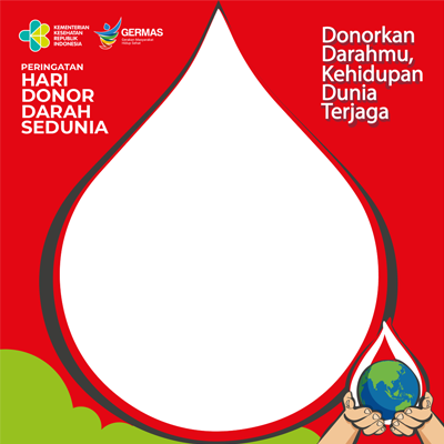 Twibbon 3 Hari Donor Darah Sedunia