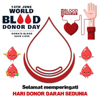 Twibbon 6 Hari Donor darah Sedunia