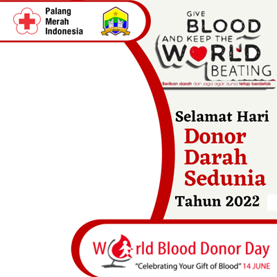 Twibbon 2 Hari Donor Darah Sedunia